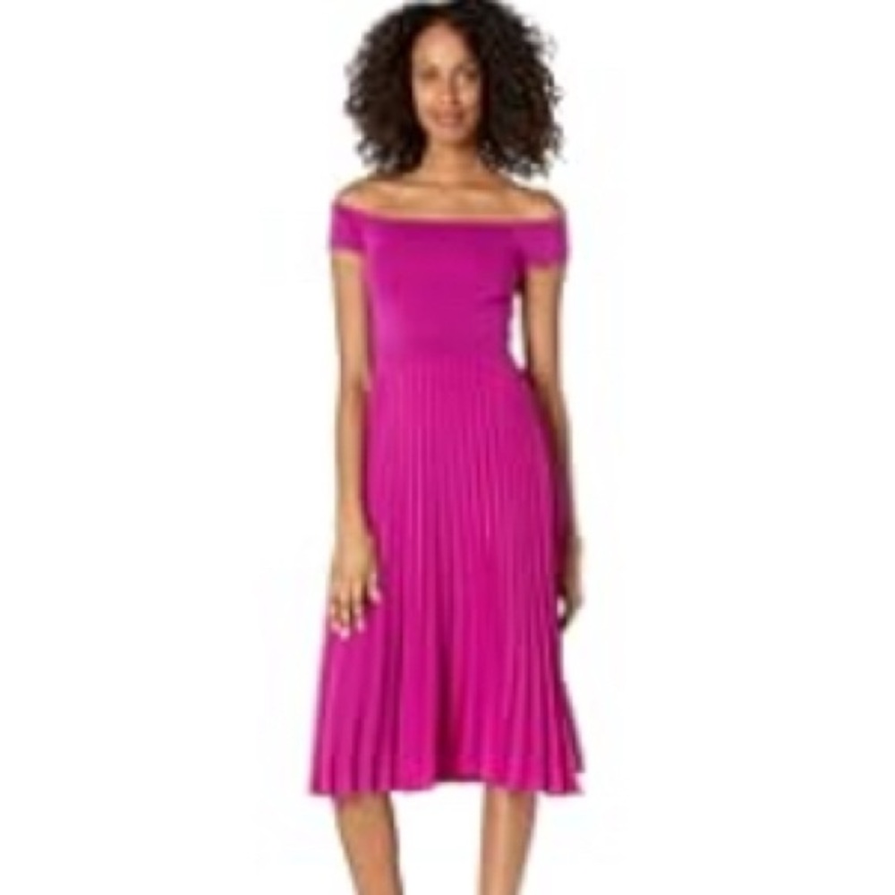 Ted Baker Fuchsia Knitted Dress
